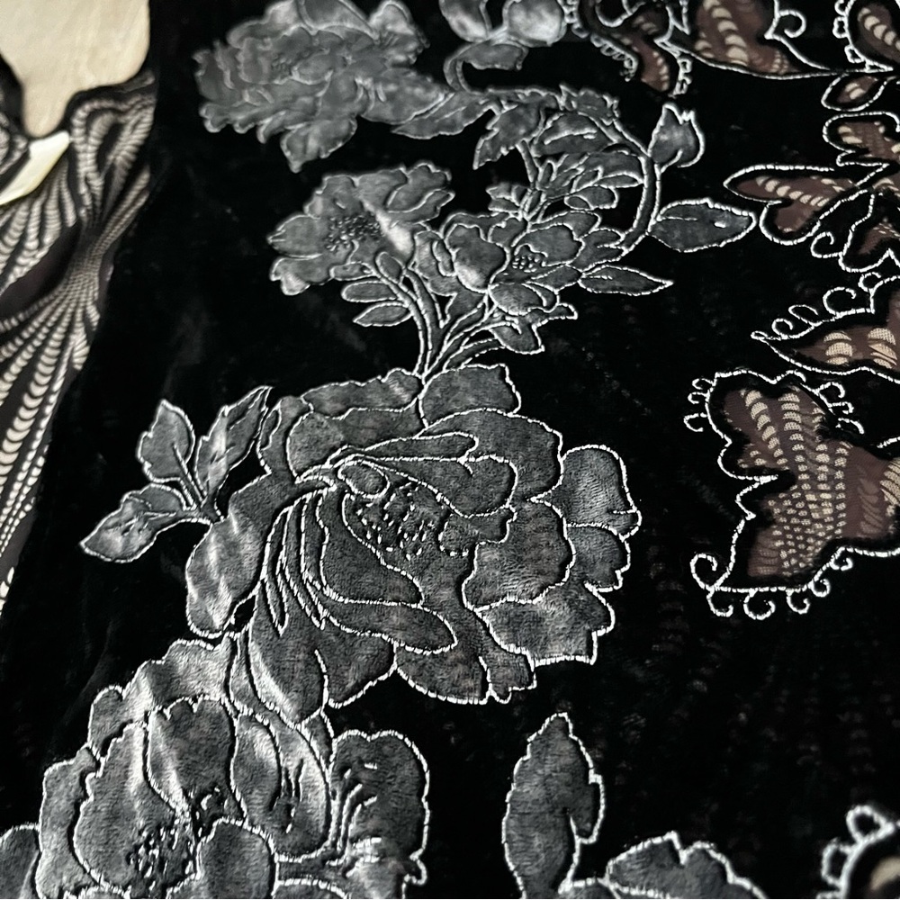 Chicos Open Front Kimono Cardigan Sz One Size - Picture 3 of 7